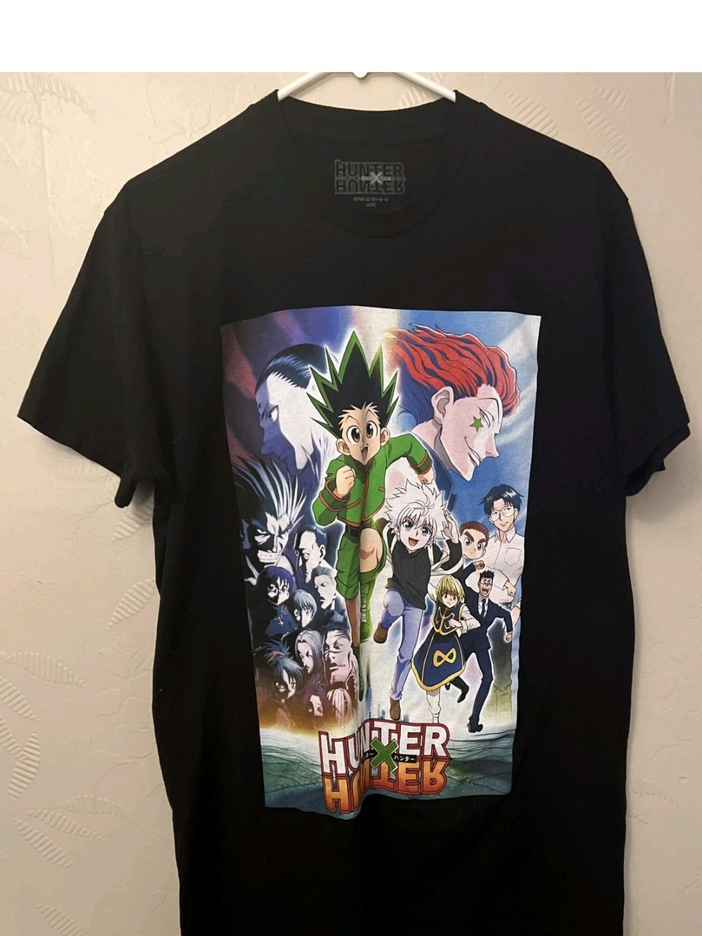 Hunter Black Graphic Logo Tee with White Print